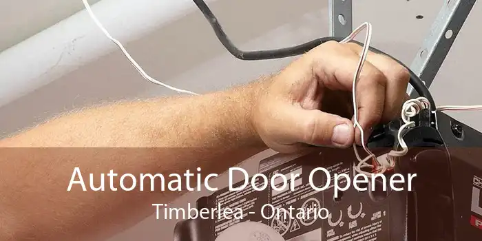 Automatic Door Opener Timberlea - Ontario