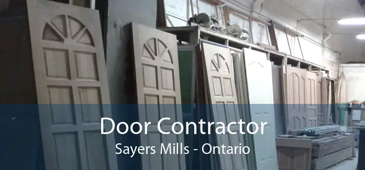 Door Contractor Sayers Mills - Ontario