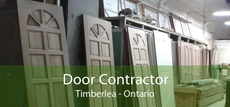 Door Contractor Timberlea - Ontario