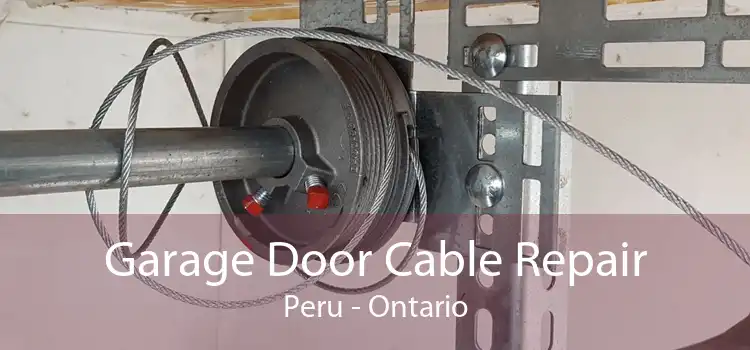 Garage Door Cable Repair Peru - Ontario