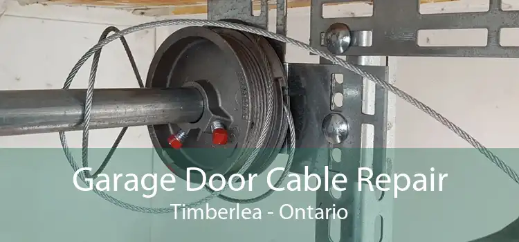 Garage Door Cable Repair Timberlea - Ontario