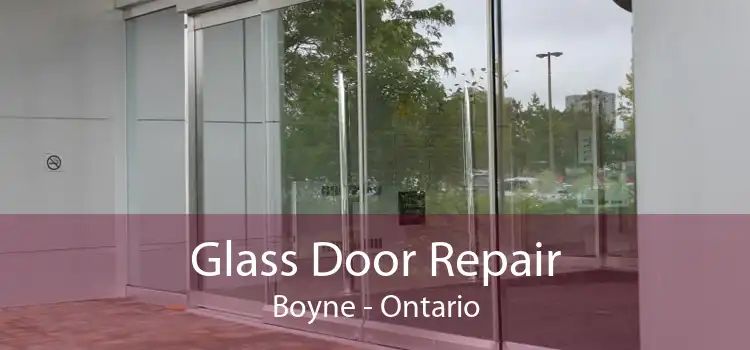 Glass Door Repair Boyne - Ontario
