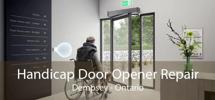 Handicap Door Opener Repair Dempsey - Ontario