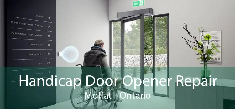 Handicap Door Opener Repair Moffat - Ontario