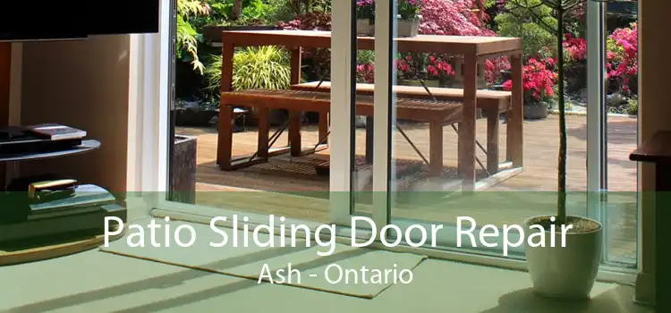 Patio Sliding Door Repair Ash - Ontario
