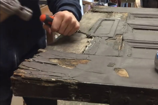 Guelph Junction-wooden-door-repair