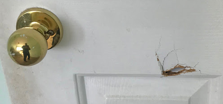 interior door hole repair Milton