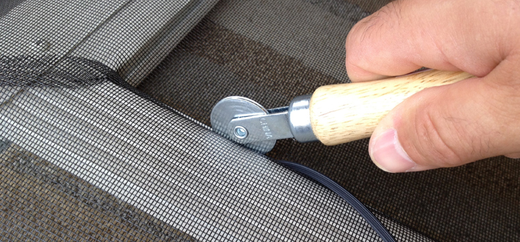 metal screen door repair in Milton