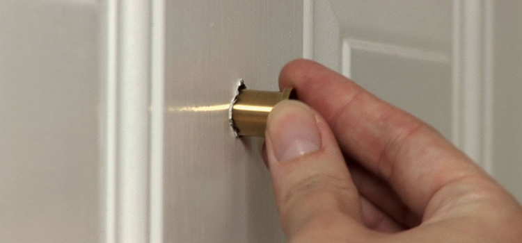 peephole door repair in Milton