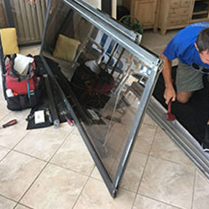 sliding glass door frame repair Milton